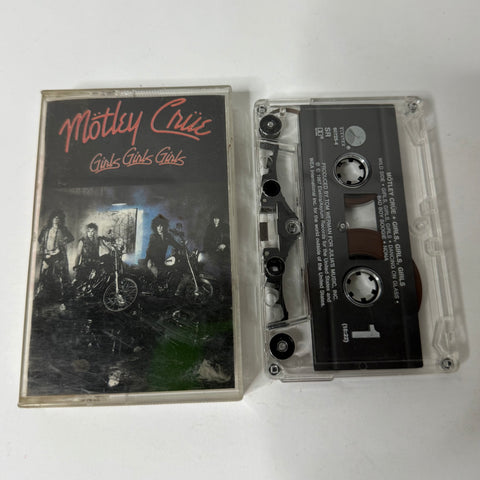 Motley Crue- Girls girls girls Cassette Tape
