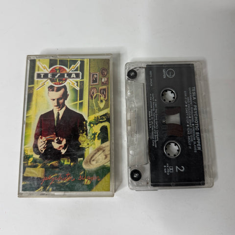 Tesla- Psychotic Supper Cassette Tape