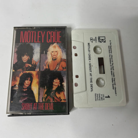 Motley Crue- Shout at the devil Cassette Tape