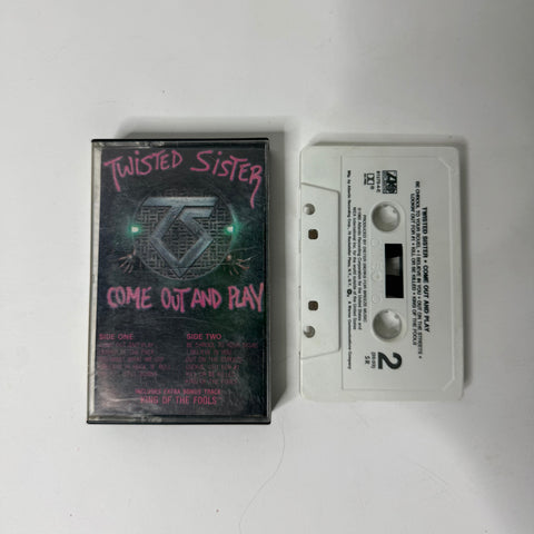 Twisted Sister- Come out and play Cassette Tape