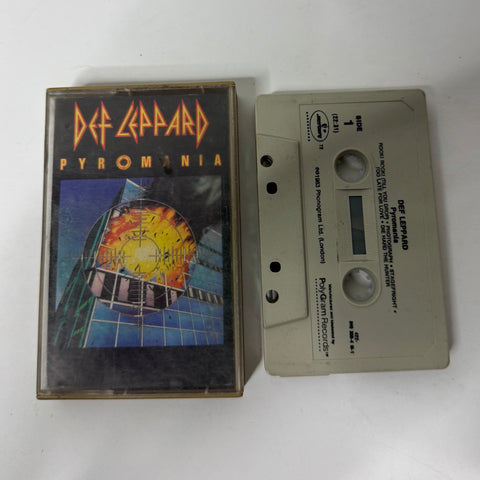 Def Leppard- Pyromania Cassette Tape