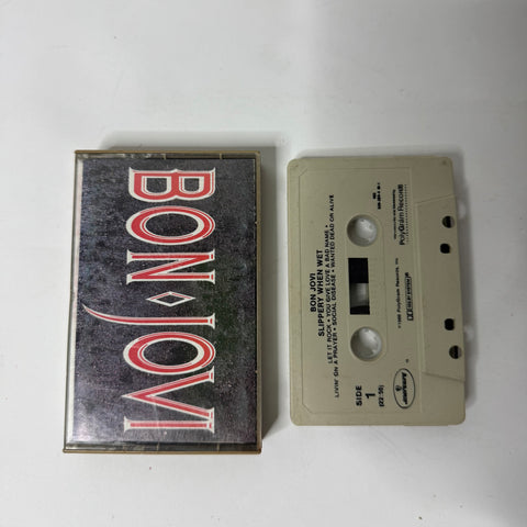 Bon Jovi- Slippery when wet Cassette Tape