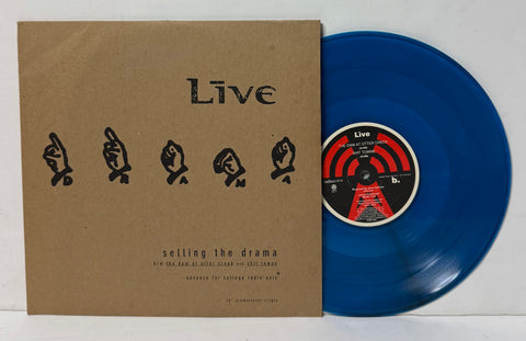  Live- Selling the drama LP PROMO BLUE 10” vinyl