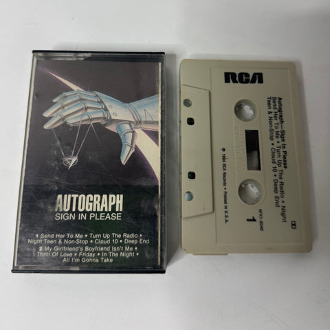 Autograph- Sign in please Cassette Tape