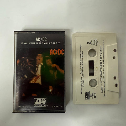 AC/DC- If you want blood you’ve got it Cassette Tape