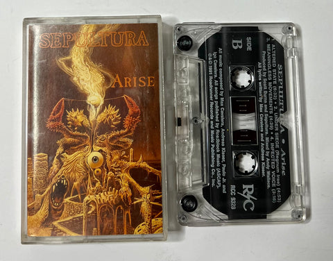  Sepultura- Arise Cassette Tape