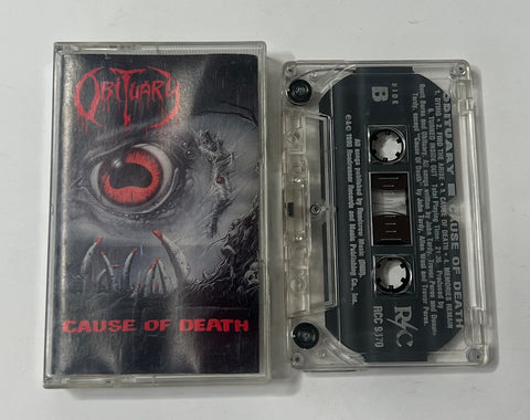  Obituary- Cause of death Cassette Tape