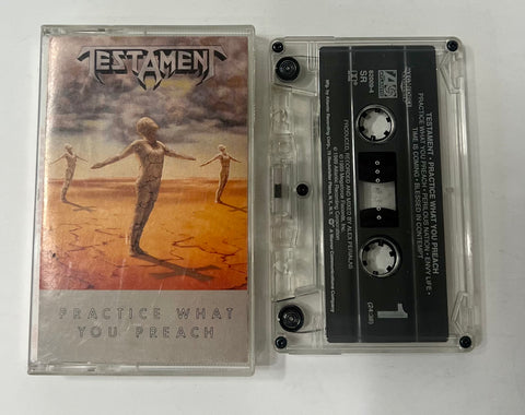  Testament- Practice what you preach Cassette Tape