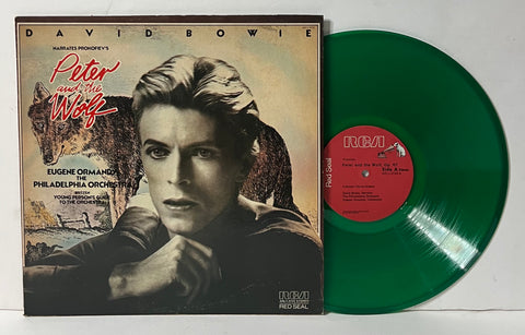  David Bowie- Narrates “Peter and the wolf” LP Limited green transparent vinyl