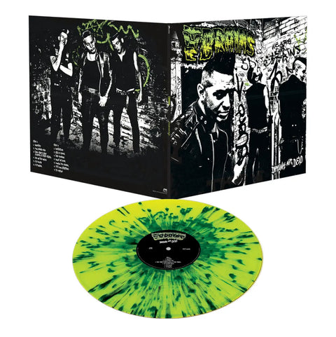  The Brains - Drunk Not Dead [LP] (Yellow & Green Splatter Vinyl, reissue)(Preorder)